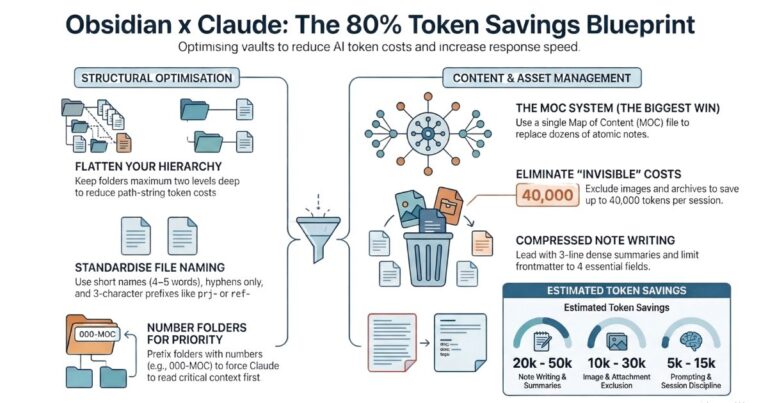 Claude: 33 Obsidian Rules To Cut Your Costs By 80%